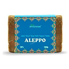 TERRA AMAZONAS Jabon De Alepo 20% Ac. Laurel 200Gr. Jabón natural elaborado con 20% de aceite de laurel y aceite de oliva.