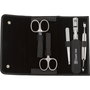 Zwilling Set de Manicura y Pedicura de 5 Piezas con Estuche de Cuero Negro