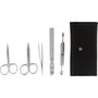 Zwilling Set de Manicura y Pedicura de 5 Piezas con Estuche de Cuero Negro