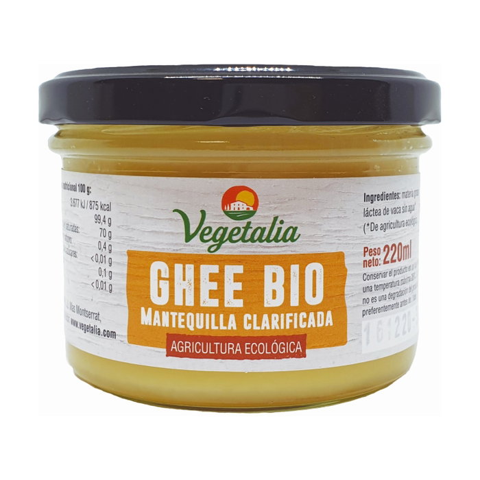 Vegetalia Ghee Mantequilla Clarificada Bio 220g Grasa Láctea Vegetalia Ghee Mantequilla Clarificada Bio 220g Grasa Láctea