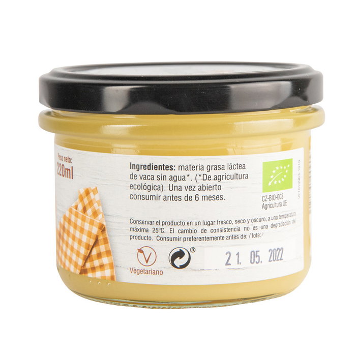 Vegetalia Ghee Mantequilla Clarificada Bio 220g