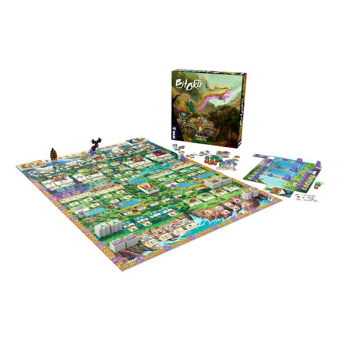 Devir Juego de Mesa Bitoku - Eurogame Estrategico de Germán Millán, 1-4 Jugadores, 14+ Años, Duración 120 Min, Mitología Japonesa