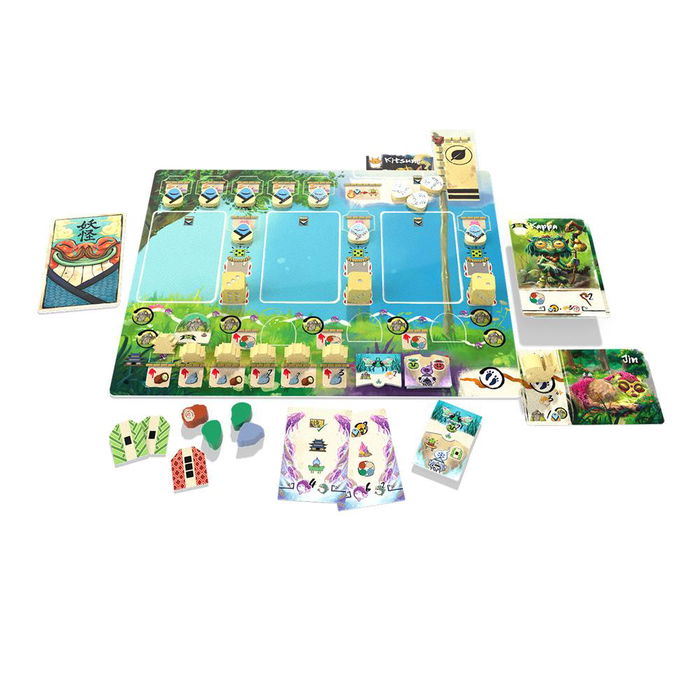 Devir Juego de Mesa Bitoku - Eurogame Estrategico de Germán Millán, 1-4 Jugadores, 14+ Años, Duración 120 Min, Mitología Japonesa