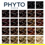 Phyto PhytoColor Caja 4 uds Tinte Castaño Claro Cereza Intenso #6.66 Coloración Permanente Sin Amoniaco con Pigmentos Vegetales