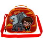 Harry Potter Bolsa Portamerienda 3D Buckbeak Naranja Isotérmica Infantil con Asa Bandolera y Cierre Cremallera 5L 26x20x10cm