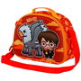 Harry Potter Bolsa Portamerienda 3D Buckbeak Naranja Isotérmica Infantil con Asa Bandolera y Cierre Cremallera 5L 26x20x10cm