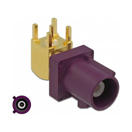 DeLOCK 89775 Conector Coaxial FAKRA D 90°