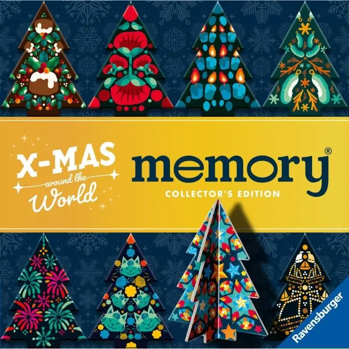 Ravensburger Juego de Memoria Navideño Educativo con Observación, Asociación y Memorización - Edad 6 - 22350