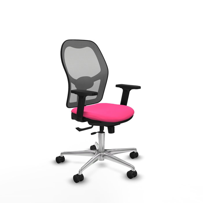 PIQUERAS Y CRESPO Silla de oficina Jorquera Rosa y Gris PIQUERAS Y CRESPO Silla de oficina Jorquera Rosa y Gris