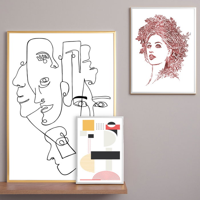 Day Marco Foto Plateado 30x40 cm