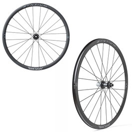 Miche Syntium Aero – Juego de Ruedas Aluminio 29mm Disco Centerlock 24 Radios Eje Pasante 12x100/142mm