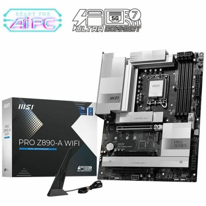 MSI PRO Z890-A WIFI ATX DDR5 MSI PRO Z890-A WIFI ATX DDR5