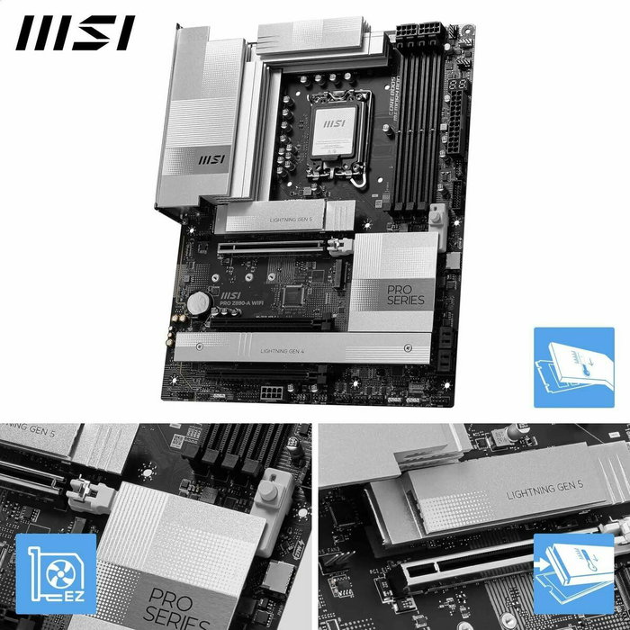 MSI PRO Z890-A WIFI ATX DDR5 MSI PRO Z890-A WIFI ATX DDR5