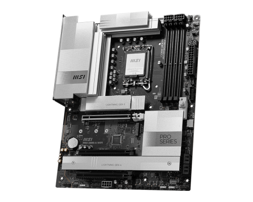 MSI Placa Base PRO Z890-A WiFi, LGA 1851, Intel Z890, 4x DDR5 DIMM, 256GB Max, ATX, 911-7E32-004