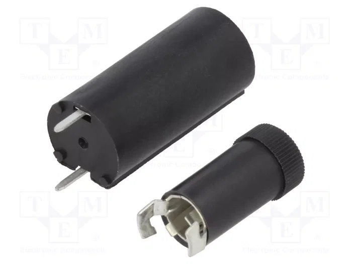 Stelvio Kontek Portafusibles THT para fusibles cilíndricos 5x20mm 10A
