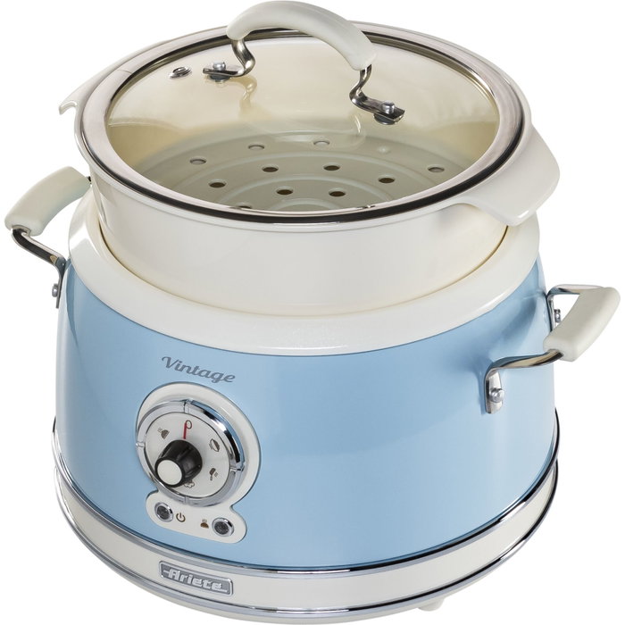 Ariete Olla Arrocera Multifunción Vintage Azul Ariete Olla Arrocera Multifunción Vintage Azul