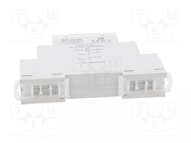 RELPOL RPI-2Z-UNI Relé de instalación DPST-NO 8A