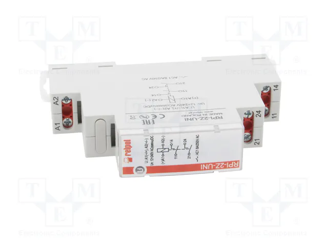 RELPOL RPI-2Z-UNI Relé de instalación DPST-NO 8A