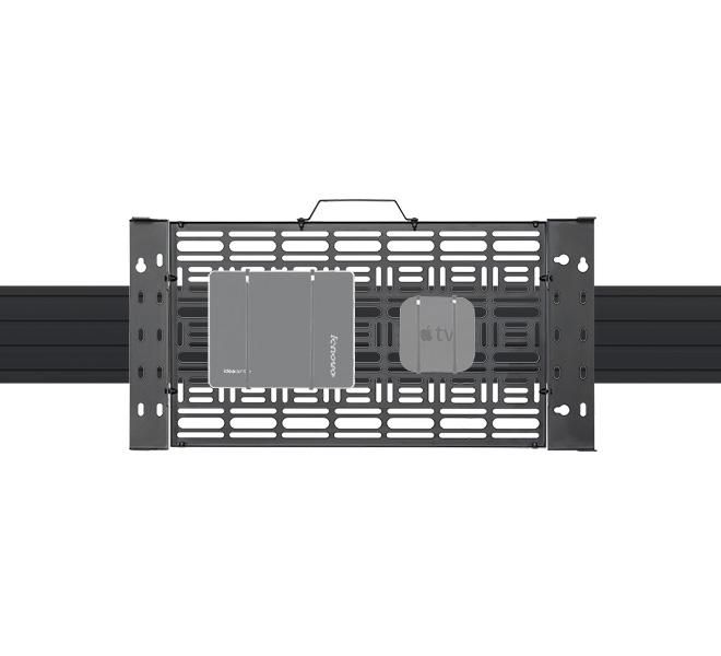 B-Tech BT7889 Bandeja de Almacenamiento AV de Liberación Rápida para Fijación Discreta de Equipos Detrás de Pantallas B-Tech BT7889 Bandeja de Almacenamiento AV de Liberación Rápida para Fijación Discreta de Equipos Detrás de Pantallas