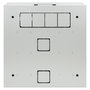Intellinet Bastidor de Pared 19" 4U/2U 540 x 550 x 170 mm Gris RAL 7035 - Rack de Pared Extra-Plano para AV/Multimedia/Seguridad, Capacidad 60 kg, Cerradura Teclado
