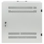 Intellinet Bastidor de Pared 19" 4U/2U 540 x 550 x 170 mm Gris RAL 7035 - Rack de Pared Extra-Plano para AV/Multimedia/Seguridad, Capacidad 60 kg, Cerradura Teclado