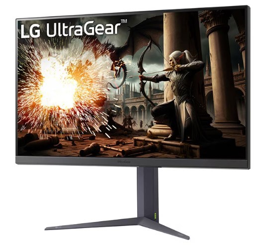 LG 32GS75Q-B Monitor Gaming 32" QHD IPS 180Hz 1ms HDR