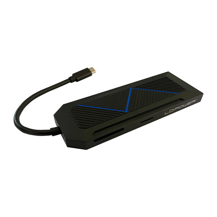 LC-Power LC-HUB-C-MULTI-6-RGB Hub USB-C Negro LC-Power LC-HUB-C-MULTI-6-RGB Hub USB-C Negro