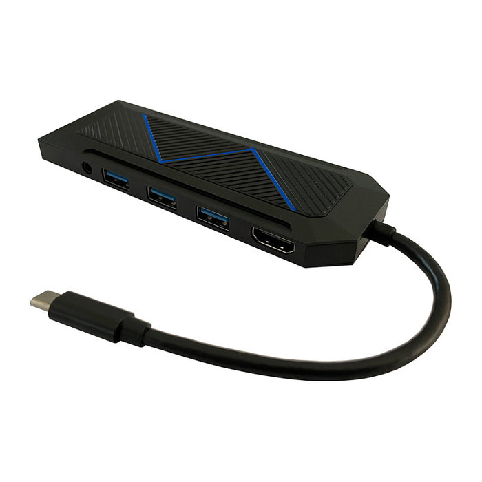 LC-Power LC-HUB-C-MULTI-6-RGB Hub USB-C Negro LC-Power LC-HUB-C-MULTI-6-RGB Hub USB-C Negro