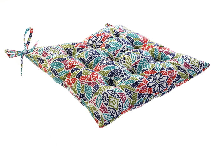 Cojin Silla DKD Home Decor Multicolor 43 x 5 x 43 cm