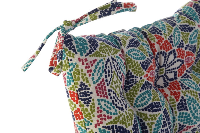 Cojin Silla DKD Home Decor Multicolor 43 x 5 x 43 cm