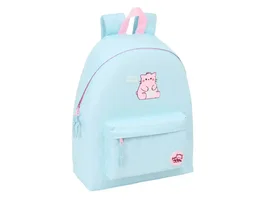 Mochila Pembe The pink cat Multicolor 33 x 42 x 15 cm