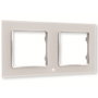 Shelly Wall Frame 2 Wandtaster Rahmen 2-fach Blanco