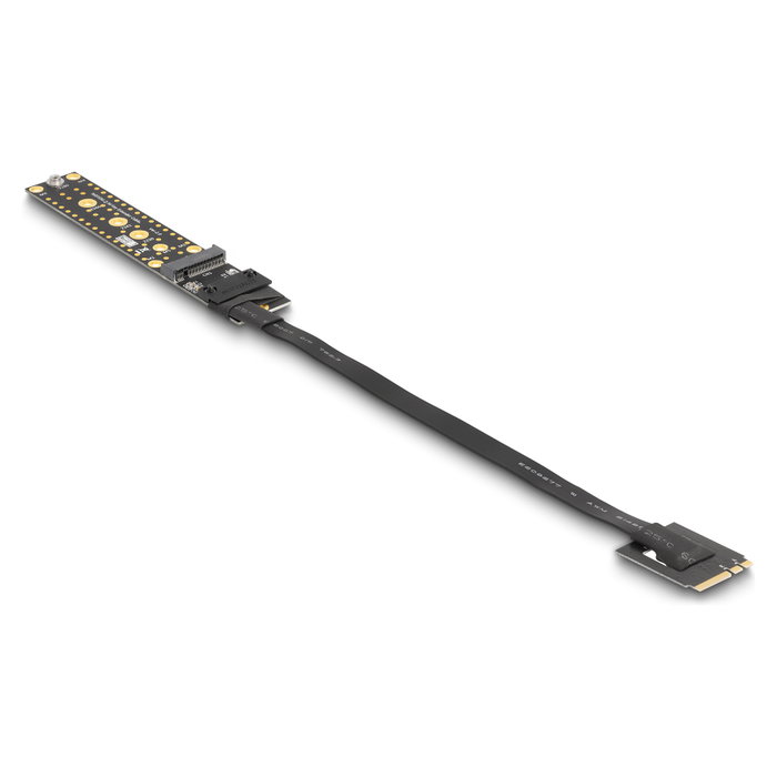 DeLOCK Tarjeta de expansión NVMe M.2 Clave A+E a Clave M con cable de 20 cm DeLOCK Tarjeta de expansión NVMe M.2 Clave A+E a Clave M con cable de 20 cm