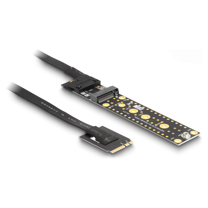 DeLOCK Tarjeta de expansión NVMe M.2 Clave A+E a Clave M con cable de 20 cm DeLOCK Tarjeta de expansión NVMe M.2 Clave A+E a Clave M con cable de 20 cm