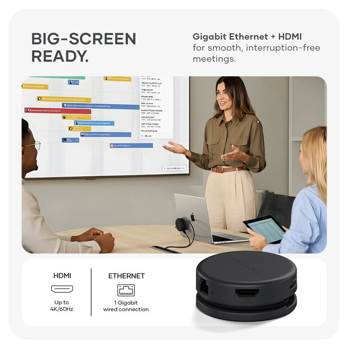 Satechi OntheGo™ 7-in-1 Multiport Adapter Negro