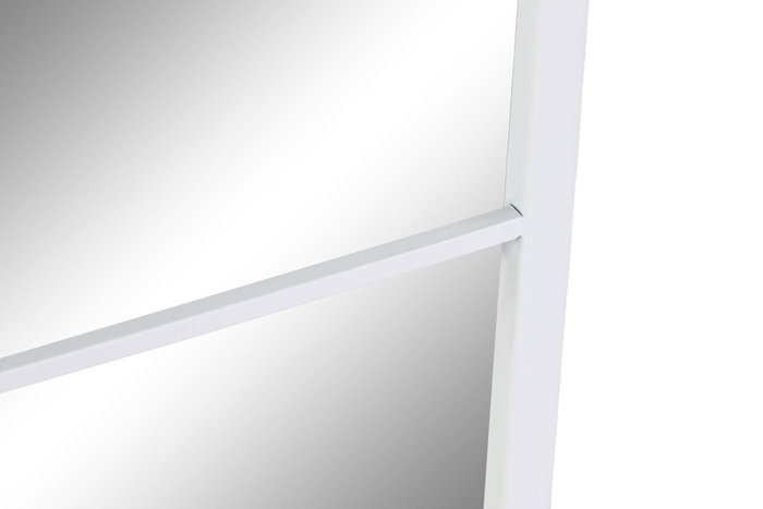 DKD Home Decor Espejo Ventana Blanco 90x90 cm Anxi White