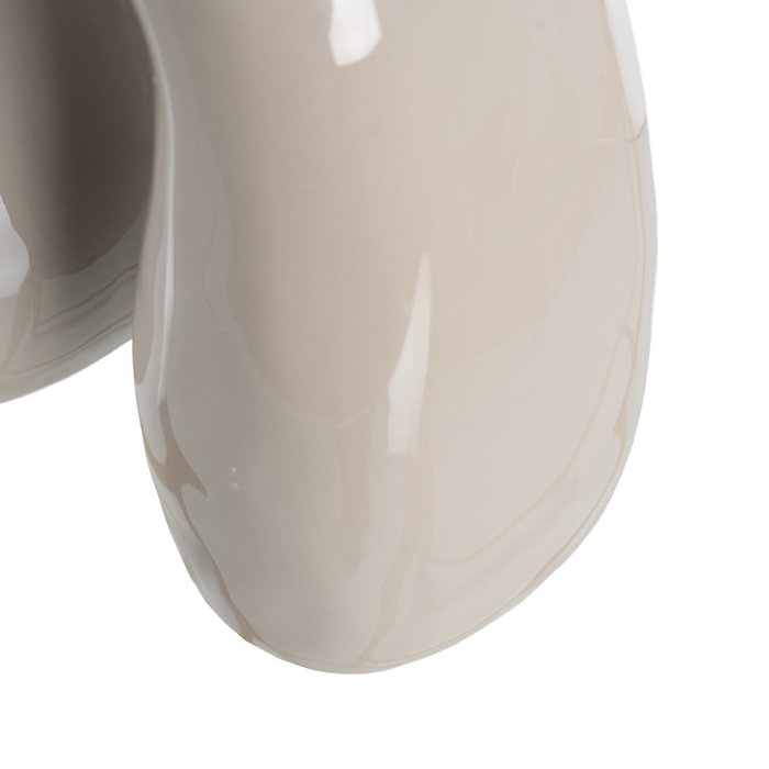 Lámpara Mesa Beige Cerámica Iluminación 35 X 20 X 45 cm Lámpara Mesa Beige Cerámica Iluminación 35 X 20 X 45 cm