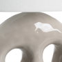 Lámpara Mesa Beige Cerámica Iluminación 35 X 20 X 45 cm