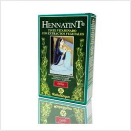 Radhe Shyam Hennatint Caoba Tinte Semipermanente Sin Amoniaco Cubre Canas Brillo Natural 60Ml