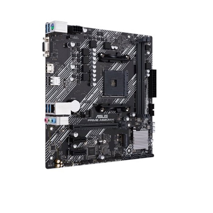 ASUS PRIME A520M-K Placa Base AMD A520, Socket AM4 (mATX) para procesadores AMD Ryzen de 3ª Generación y APUs Radeon