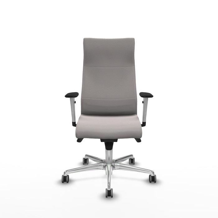 PIQUERAS Y CRESPO Sillón Albacete Blanco con Mecanismo Sincro y Base de Aluminio PIQUERAS Y CRESPO Sillón Albacete Blanco con Mecanismo Sincro y Base de Aluminio