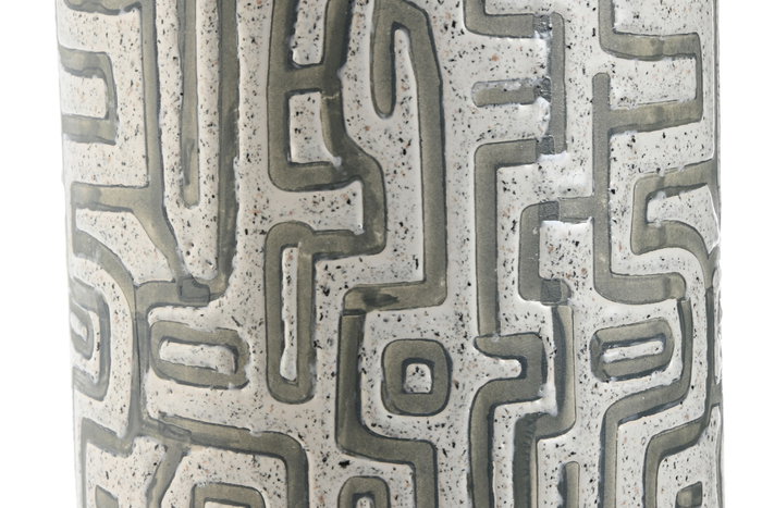 DKD Home Decor Lámpara de Sobremesa de Cerámica y Lino Blanco DKD Home Decor Lámpara de Sobremesa de Cerámica y Lino Blanco