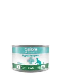 Calibra Vet Diet Cat Hypoallergenic Pato 6 latas x 200 gr Alimento Hipoalergénico para Gatos