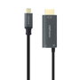 Nanocable Cable Conversor USB-C a HDMI 2.1 8K 60Hz con USB-C PD 100W 1.8m