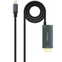 Nano Cable Adaptador Cable USB-C a HDMI 8K 60Hz con Carga PD 100W - 1.8 Metros Negro - Ref: 10.15.5182