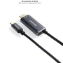 Nano Cable Adaptador Cable USB-C a HDMI 8K 60Hz con Carga PD 100W - 1.8 Metros Negro - Ref: 10.15.5182