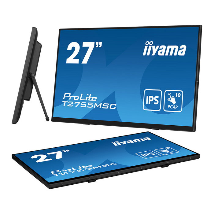 iiyama ProLite T2755MSC-B1 Monitor Táctil 27 Pulgadas Full HD IPS iiyama ProLite T2755MSC-B1 Monitor Táctil 27 Pulgadas Full HD IPS