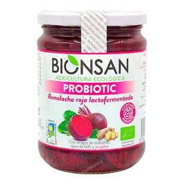 BIONSAN Remolacha Roja Lactofermentada Jengibre 420Gr. Eco