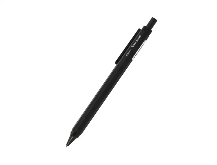 Liderpapel Portaminas Colección 5 con clip y goma 0.5 mm negro