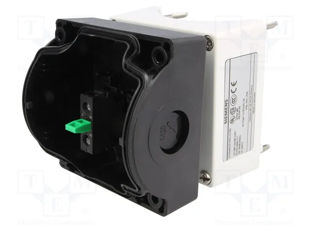 SIEMENS 3SU1.5 Casete de control blanco con 1 botón plano